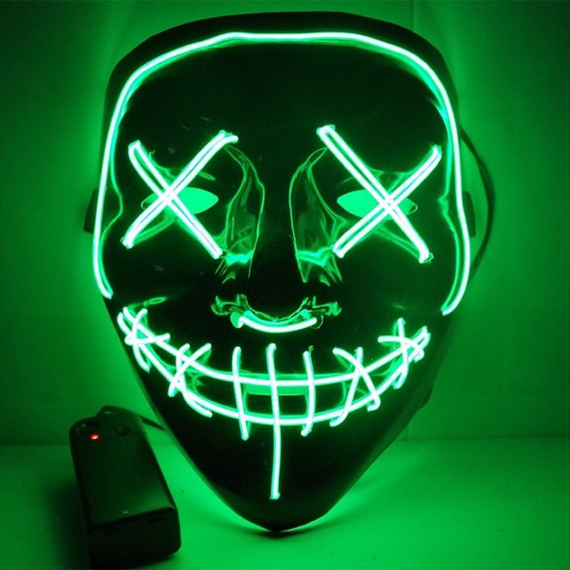 Spookachtig LED Masker